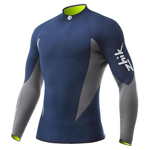  Zhik Superwarm V Neoprene Wetsuit Top Navy - Easy Stretch - Targeted Super Stretch Paneling for Optimum fit