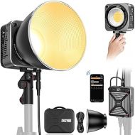 ZHIYUN Molus G200 [Official] 200W COB Video Light, Portable Continuous Output Lighting,2700-6500K 9460 lux@1m, LED Photography Lighting with Bowens Mount, APP Control, Ultra Quiet for Video Recording