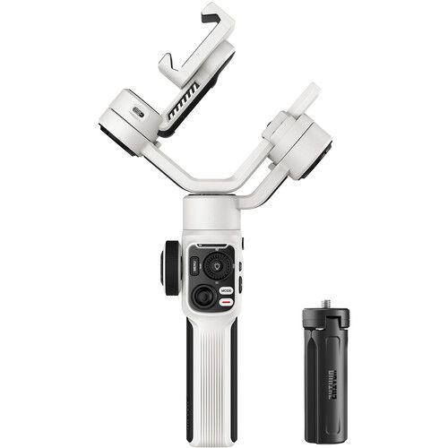 지윤텍 Zhiyun SMOOTH 5S Pro Smartphone Vlogging Stabilizer with 360° Rotation (White)