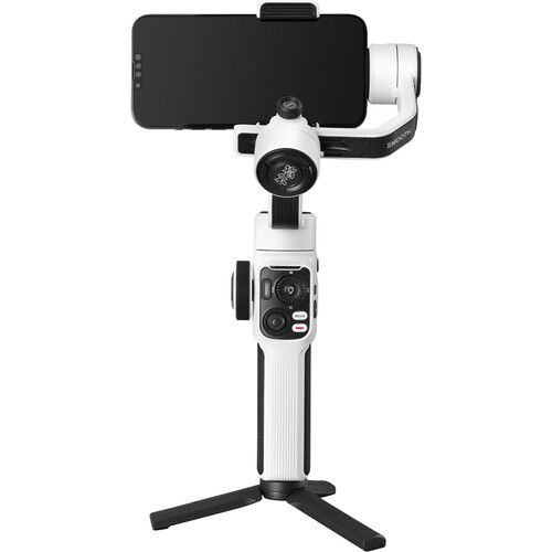 지윤텍 Zhiyun SMOOTH 5S Pro Smartphone Vlogging Stabilizer with 360° Rotation (White)