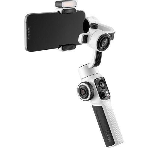 지윤텍 Zhiyun SMOOTH 5S Pro Smartphone Vlogging Stabilizer with 360° Rotation (White)