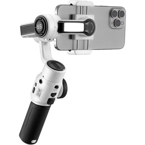 지윤텍 Zhiyun SMOOTH 5S Pro Smartphone Vlogging Stabilizer with 360° Rotation (White)