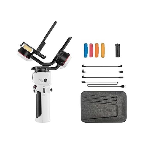 지윤텍 Zhiyun Crane M3 Handheld 3-Axis Camera Gimbal Stabilizer, Gimbal Stabilizer for Mirrorless Camera, Gopro, Action Camera, Smartphone
