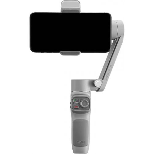 지윤텍 Zhi yun Smooth Q3 Combo 3-Axis Handheld Gimbal Stabilizer with Carry Bag for Smartphone Foldable Phone Gimbal Light Auto Inception Dolly-Zoom Time-Lapse Compatible with iPhone 14 13 Pro Max Android