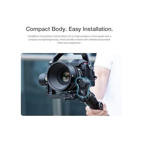 지윤텍 Zhiyun CMF-06 TransMount Servo Follow Focus/Zoom Controller for Zhiyun WEEBILL S/Crane 3/Crane 3S/ Crane 2S Gimbal Handheld Stabilizer