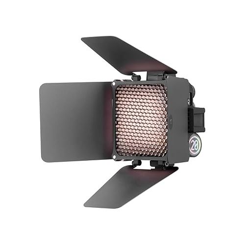 지윤텍 Zhiyun Fiveray M20 Pocket Fill Light,20W Bi-Color 2700K-6500K TLCI ?97 CRI?95 Camera Video Light with 10 Lighting Effects Support Magnetic Attraction for Studio Video,Filming,Photography(Combo)