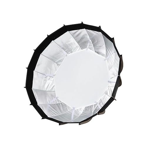 지윤텍 ZHIYUN Parabolic Light Softbox 24inch/60cm Light Dome Quick Release, with Bowens Mount for ZHIYUN Molus G60 / X100 / G200 / X60 Video Light