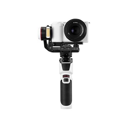 지윤텍 Zhiyun Crane M3 Combo 3-Axis Handheld Gimbal Stabilizer, Compatible with Sony A6600, A6100, RX100, Fujifilm X-T10, X-T3, Canon M50, M5, M6, G7 X II, for Gopro Hero10/9/8 5/6/7, iPhone 13 12 XS-Pro Max