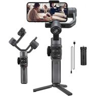 Zhiyun Smooth 5 Smartphone Gimbal Stabilizer for iPhone 14 Pro Max Plus 13 Mini 12 11 XS X XR 8 Professional 3-Axis Phone Gimbal Video Stabilizer with Face Object Tracking Timelapse