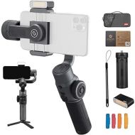 ZHIYUN Smooth 5 Combo Professional 3-Axis Handheld Gimbal Stabilizer with Magnetic Fill Light for iPhone Smartphone Android Cell Phone Gimble w/Face/Object Tracking Motion Time-Lapse POV