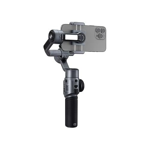 지윤텍 Zhiyun Smooth 5S Combo Zhiyun Smooth 5 Upgrade Vesion with Magnetic Fill Light Gimbal stabilizer for Smartphone,3-Axis Phone Gimbal for iPhone 14 13 12 11 Pro Max SE2 XS XR X 8 Plus Android Cell Phone