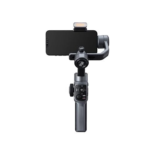 지윤텍 Zhiyun Smooth 5S Combo Zhiyun Smooth 5 Upgrade Vesion with Magnetic Fill Light Gimbal stabilizer for Smartphone,3-Axis Phone Gimbal for iPhone 14 13 12 11 Pro Max SE2 XS XR X 8 Plus Android Cell Phone