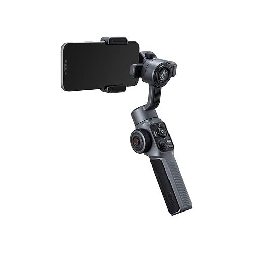 지윤텍 Zhiyun Smooth 5S Combo Zhiyun Smooth 5 Upgrade Vesion with Magnetic Fill Light Gimbal stabilizer for Smartphone,3-Axis Phone Gimbal for iPhone 14 13 12 11 Pro Max SE2 XS XR X 8 Plus Android Cell Phone