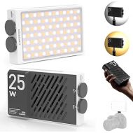 ZHIYUN LED Pocket Video Fill Light CINEPEER CM25,25W Mini Portable RGB Photography Lighting 2700K~6200K CRI≥96 TLCI≥97,Built-in 2 * 2000mAh Rechargeable Batteries, PD Charging Panel Lights