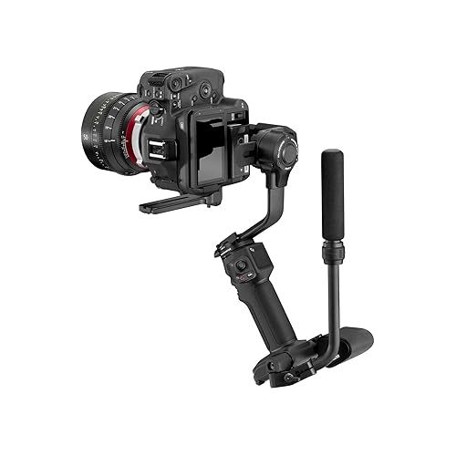 지윤텍 Zhiyun Crane 4 Combo w/ Wrist rest Support and Sling Grip, Gimbal Stabilizer for DSLR Camera R Cinema Cameras Camcorder for Sony Canon Panasonic Nikon Camera, Blackmagic 6K 4K