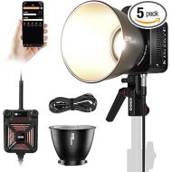 ZHIYUN MOLUS G300 [Official] 300W LED Video Light APP Control, Portable COB Photography Lighting with Bowens Mount, Up to 500W, 2700K-6500K & 14 Lighting Effects,Ultra Quiet for Studio/Film/Photo