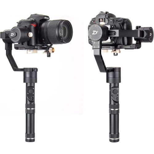 지윤텍 Zhiyun Crane Plus 3-Axis Handheld Gimbal Stabilizer for DSLR and Mirrorless Camera compatible Sony Panasonic LUMIX Nikon Canon POV Large Payload Timelapse Object Tracking New Versi