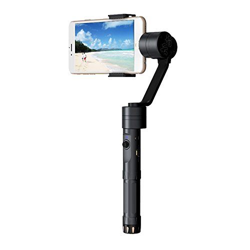 지윤텍 Zhiyun Smooth-II 3 Axis Handheld Gimbal Camera Mount for all Smart Phones up to 7 Screens, such as iPhone 7, 6 Plus, 6, 5S, 5C, Samsung Galaxy S6 Edge, S6, S5, S4, S3, Note 4, 3, a