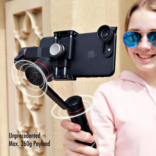 지윤텍 Zhiyun-Tech Smooth-3 Handheld 3-Axis Gimbal Stabilizer for Smartphones (Black)