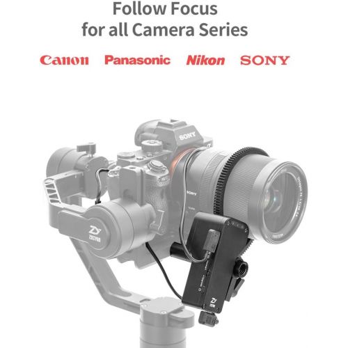 지윤텍 Zhi yun Zhiyun Crane 2 Servo Follow Focus Mechanical Supports Real Time Focus for All Camera Canon Panasonic Nikon Sony