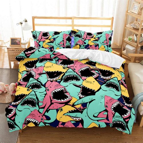  Zhizhen Basketball 3D Bedding Set Print Stylist Duvet Cover Set Twin Lets Go Play Basketball Bed Sheet for Teen Boys NBA 18