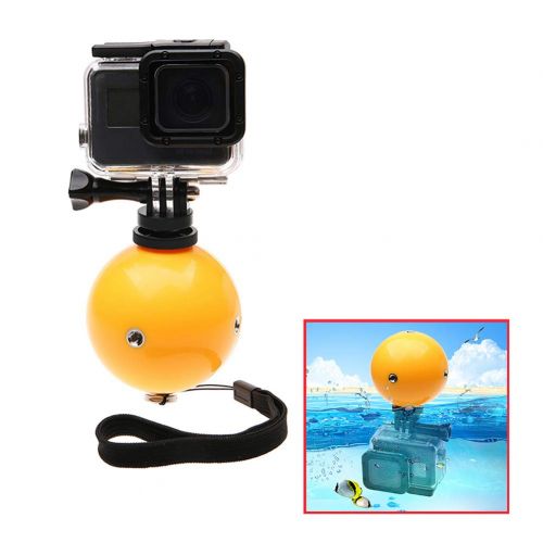  Zhuhaixmy Schwimmend Ball Ausruestung - Float Boje Fotografie Gerat mit Trageschlaufe Adapter Schraube fuer GoPro Hero 7 / Hero 6 / Hero 5 Aktion Kamera