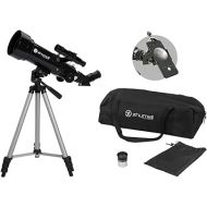 Zhumell - 70mm Portable Refractor Telescope - Coated Glass Optics - Ideal Telescope for Beginners - Digiscoping Smartphone Adapter
