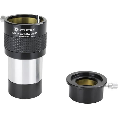  [아마존베스트]Zhumell 2 2x ED Barlow Lens with 1.25 Adapter