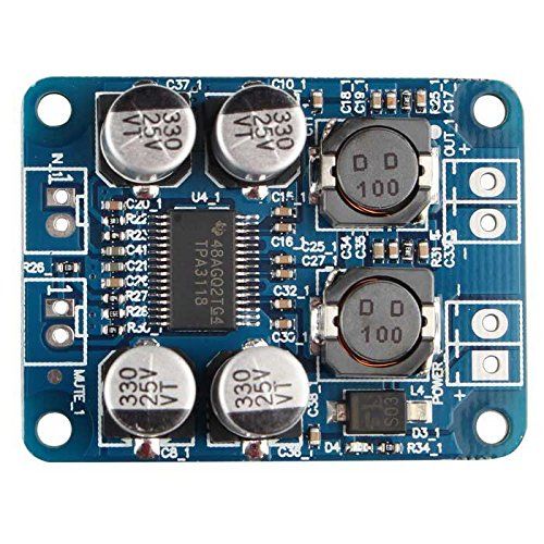  Zhusha LDTR-WG0067 Mini 60W TPA3118 PBTL Mono Digital Amplifier Board - Blue