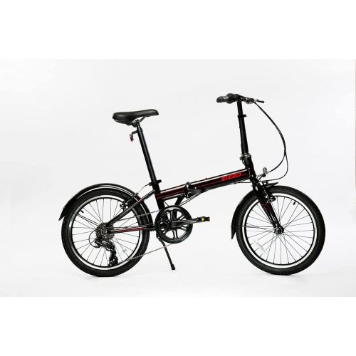  Zizzo Via 20” Folding Bike-Lightweight Aluminum Frame Genuine Shimano 7-Speed 26lb