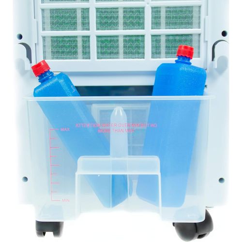  Zilan 3in1 Aircooler | 8 Liter | Mobile Klimaanlage | Klimagerat | Luftreiniger | Klima | Ventilator mit Fernbedienung | Luftkuehler | Luftbefeuchtung | Klima Anlage | Timer | 3 Stufen