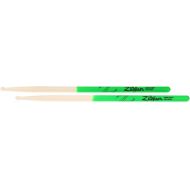 Zildjian Maple Dip Series Drumsticks - Super 7A - Wood Tip - Green