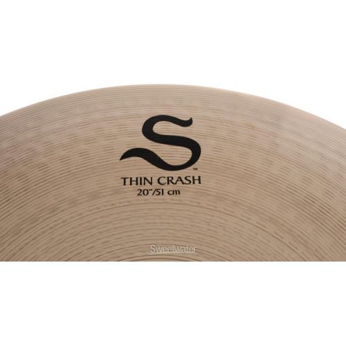  Zildjian 20 inch S Series Thin Crash Cymbal