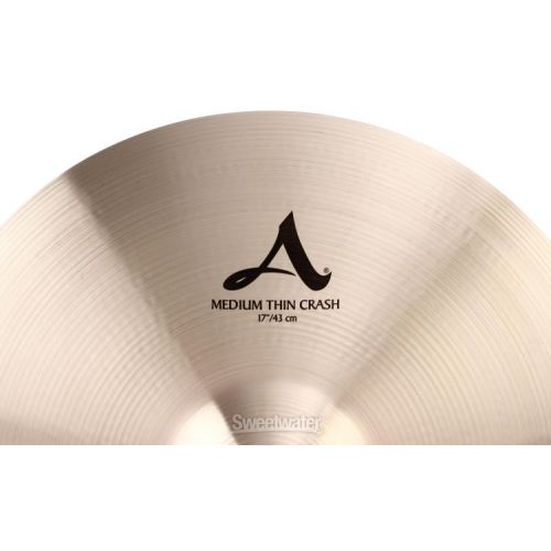  Zildjian 17 inch A Zildjian Medium-thin Crash Cymbal