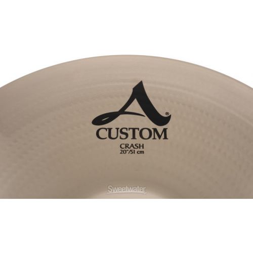  Zildjian 20 inch A Custom Crash Cymbal