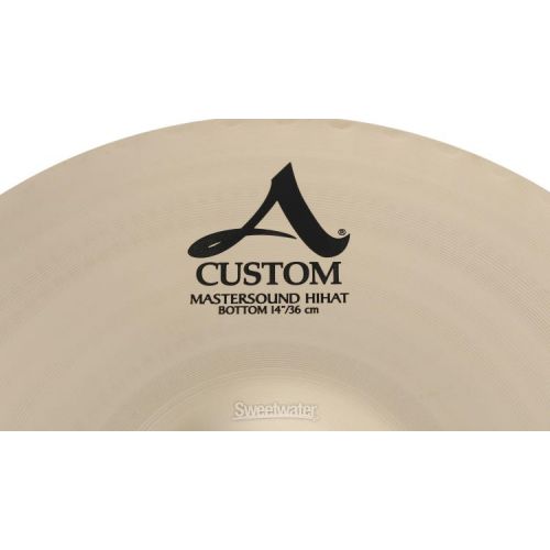  Zildjian 14 inch A Custom Mastersound Hi-hat Bottom Cymbal