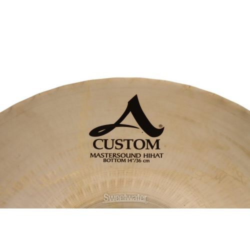  Zildjian 14 inch A Custom Mastersound Hi-hat Top Cymbal