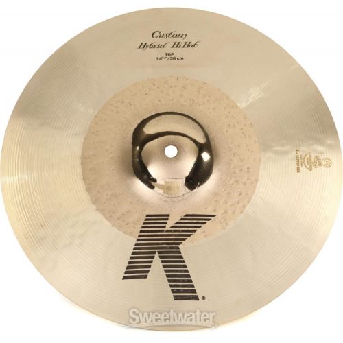  Zildjian 14.25 inch K Custom Hybrid Hi-hat Cymbals