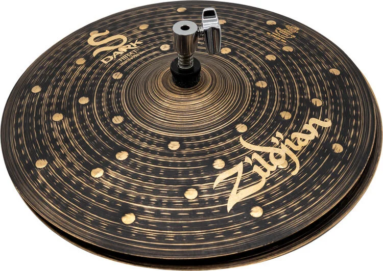  Zildjian S Dark Hi-hat Cymbals - 14 inch