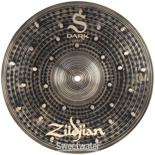  Zildjian S Dark Hi-hat Cymbals - 14 inch