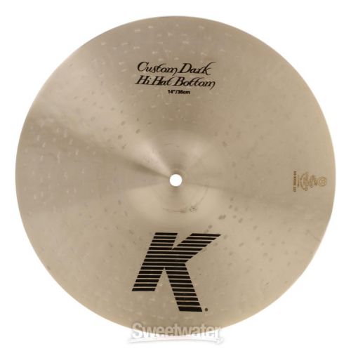  Zildjian K Custom Dark Hi-hat Cymbals - 14 inch