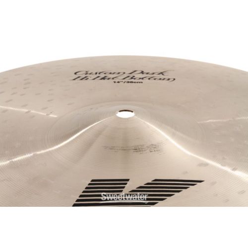  Zildjian K Custom Dark Hi-hat Cymbals - 14 inch