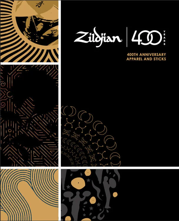  Zildjian Limited Edition 400th Anniversary Drumsticks - 5A - Wood Tip