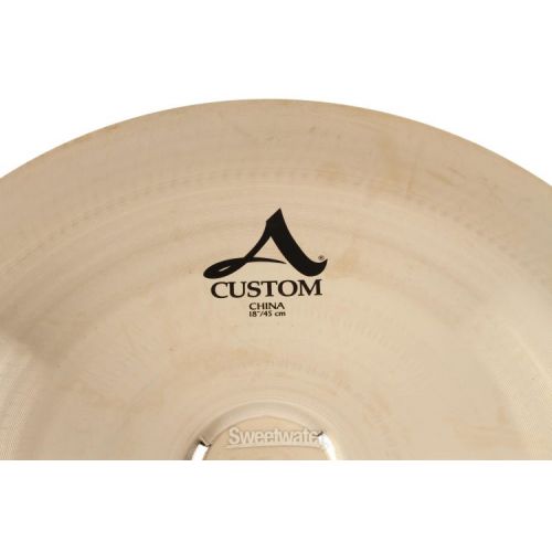  Zildjian 18 inch A Custom China Crash Cymbal