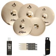 Zildjian A Custom Cymbal Set Bundle - 14/16/18/20-inch