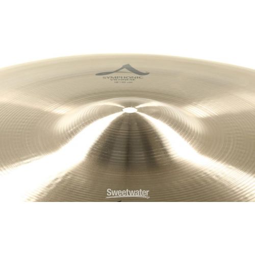  Zildjian Symphonic Viennese Tone Orchestral Hand Cymbal Pair - 18-inch