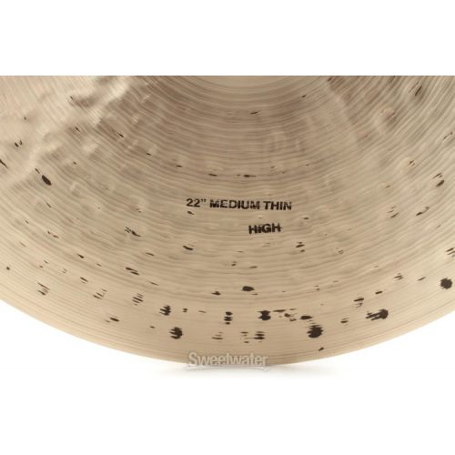  Zildjian 22 inch K Constantinople Medium Thin Ride Cymbal - High Pitch