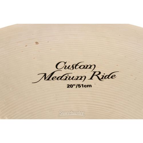  Zildjian 20 inch K Custom Medium Ride Cymbal