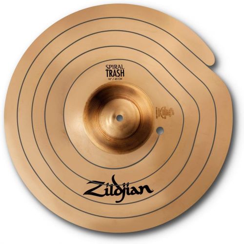  [아마존베스트]Zildjian FXSPL18FX Traditional Finish Spiral Trash, Thin, 45.7cm (18Inches)