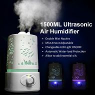 Zimtown Ultrasonic Aroma Humidifier Air Diffuser Purifier Lonizer Atomizer with Color Changing